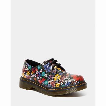 Dr Martens Női 1461 Floral Oxford Cipő Színes